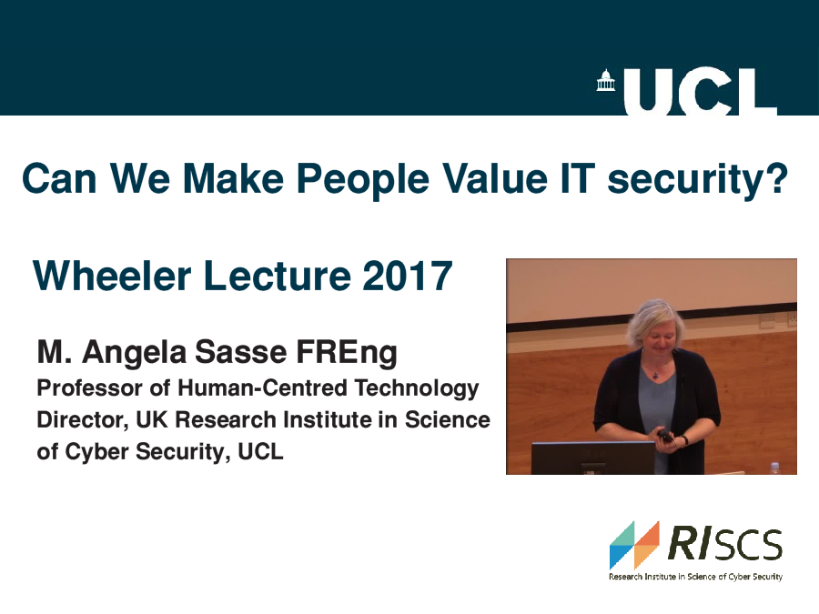 Can we make people value IT security?'s image